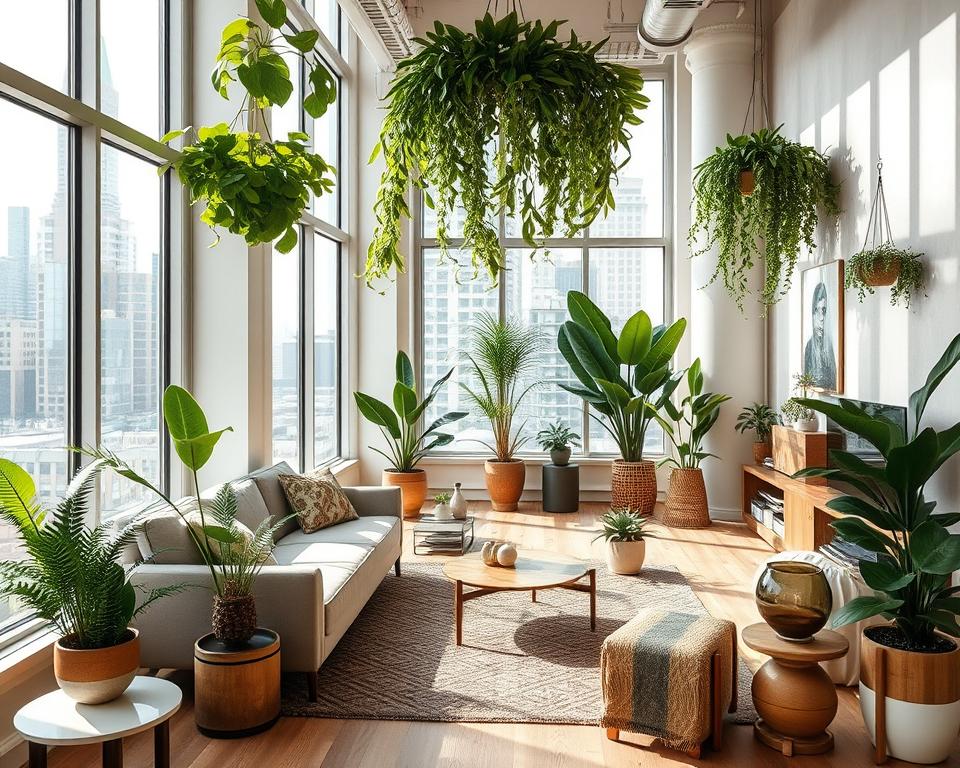 urban home styling with nature indoors