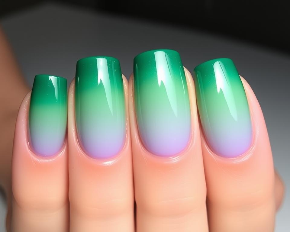 Glazed Ombré Nails