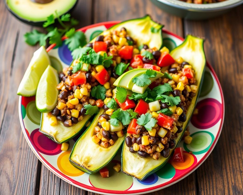 Mexican-Inspired Zucchini Boats