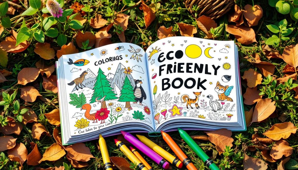 eco-friendly coloring books