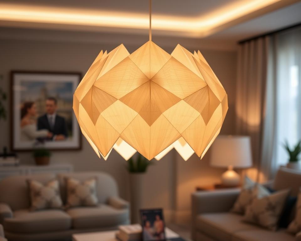 origami lampshade